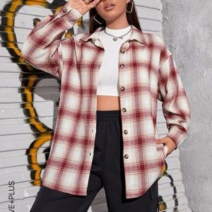 Drop Shoulder Flannel